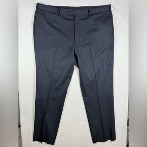 Brooks Brothers Madison 44W 32L 100% Wool Dark Gray Dress Pants